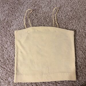 American Eagle Outfitters Light Yellow Camisole